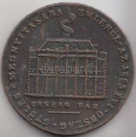 1867. "Magyar Emlék Pénz - Emlékül az 1865. évi Országgyűlés megnyitására / Éljen a Haza- Es Lebe Das Vaterland" Br emlékérem (39mm) T:2-