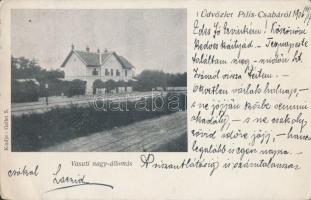 Piliscsaba vasútállomás (kis szakadás / small tear)