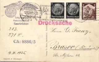 1935 'Die Saar ist frei!' Saarabstimmung, set of stamps