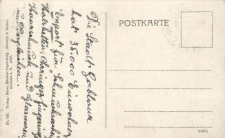 Jablonec nad Nisou, Gablonz; Gebirgstrasse, Mozartstrasse; Verlag Herm. Rössler / street corner