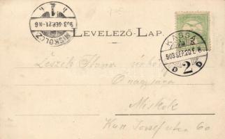 Kassa, Rákóczi ereklyekiállítás, fegyverterem; Nyulászi Béla kiadása / museum interior