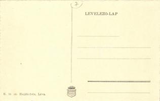 Léva, Mussolini utca, Nagy Dezső kereskedése / street, shop