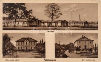 Pétervására, laktanya, járásbíróság, katolikus iskola; Szántó Lajos kiadása