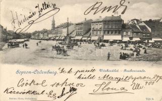 Sopron, Várkerület; kiadja Nathan Blum