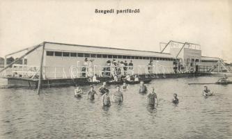 Szeged, partfürdő; Grünwald Hermann kiadása
