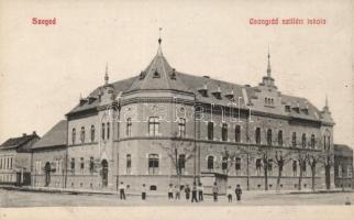 Szeged, Csongrád szilléri iskola; Grünwald Herman kiadása