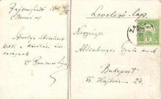 Zajzonfürdő, Fő út, szálloda / main street, hotel