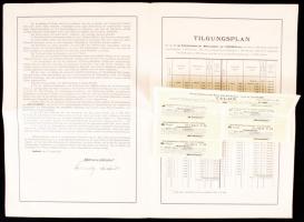 Ausztria / Innsbruck 1912. "Mittenwaldbahn" vasúti kötvény 1000K-ról német nyelven szelvén...