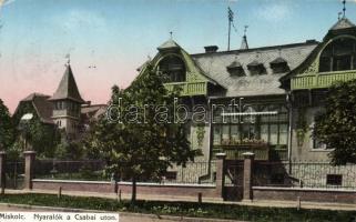 Miskolc, Csabai út, nyaralók; Grünwald Ignác kiadása
