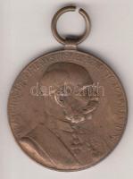 1898. "Jubileumi Emlékérem Fegyveres Erő Számára / Signum memoriae (AVSTR)" Br érem mellszalag nélkül T:2- Hungary 1898. Commemorative Jubilee Medal for the Armed Forces without ribbon C:VF
