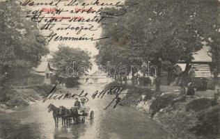 Miskolc, Urak utca, Szinva-part; Grünwald Ignác kiadása