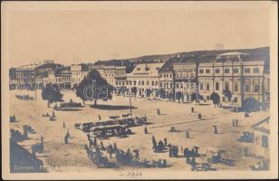 Eperjes, Main square, shops, market, town hall, cooperative