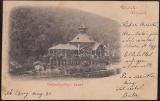 1899 Kassa, Csermelyvölgy, kioszk; kiadja Vitéz A. kereskedő (fl)