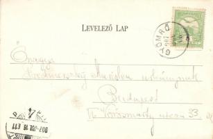 Gyömrő, Teleky utca, posta; Klopfer Adolf kiadása