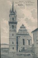 Beszterce Evangélikus templom, Központi szálló / Evangelist church, Hotel Central