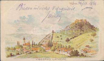 1899 Visegrád litho (EK)