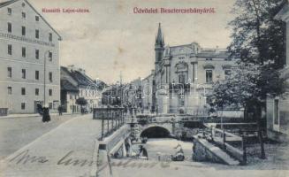 Besztercebánya, Kosuth Lajos utca, hengermalom; kiadja Lechnitzky O. fénynyomdája / mill