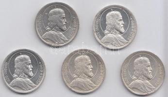 1938. 5P Ag "Szent István" (5db) T:2, ph.
Adamo P8.1