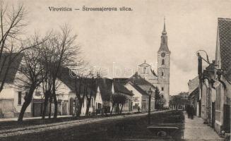 Verőce, Virovitica; Strosmajerova ulica / street