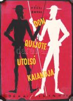 Vészi Endre: Don Quijote; plakátterv. Akvarell, papír 50x70 cm