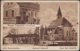 Ivánc, Hangya, Gróf Sigray kastély, Római katolikus templom (fa)