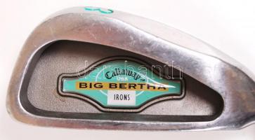 Profi golf szett 17 db klf ütő (Burner, Mizuno, Big Berta) táskával / Professional golf-set with 17 ...