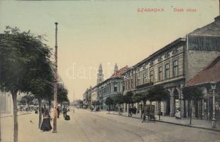 Szabadka, Deák utca, Víg Zsigmond Sándor kiadása / street