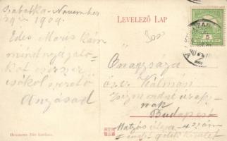 Szabadka, Kossuth utca, Heumann Mór kiadása / street, drunk vision, humour