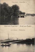 Apatin, Dunai hajóállomás, Lotterer Antal kiadása / ship station