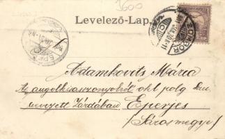 Zombor, Kis szerb templom utca; Schön Adolf kiadása / Serbian church street