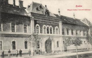 Zombor, honvéd laktanya; Schön Adolf kiadása / military barracks