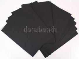 66db fekete A/4-es kartonlap bankjegy/érem berakókhoz új állapotban
