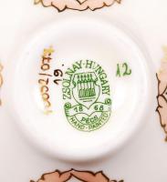 Zsolnay mini váza, kézzel festett, jelzett, hibátlan, m:8 cm