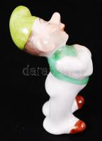 Herendi törpe, kézzel festett, jelzett, hibátlan, m:7 cm