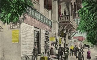 Csízfürdő, Első Csízi bazár, Szűcs Simon kereskedése / bazaar