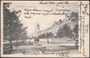 Arad, Andrássy tér; kiadja Kerpel Izsó / square (r)