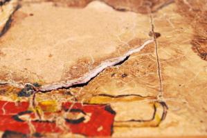 Bornemisza László (1910-1995): Napsütés a sötétségben. Vegyes technika, farost, sérült, jelzett, ker...