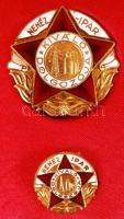 ~1960. "Nehézipar Kiváló Dolgozója" kitüntetés miniatűrrel, adományozói tokban T:1-