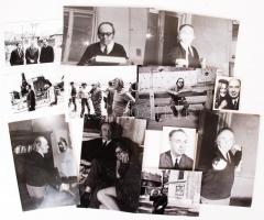 cca 1960-1980 20 db Hernádi Gyula fotó: forgatások, személyes, és családi fotók is
