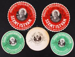 5 db háború előtti sörcímke / pre-war beer labels