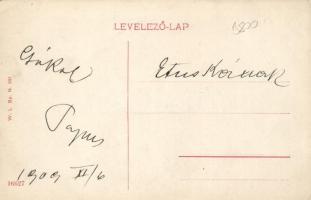 Nagyvárad, Bémer tér, színház, Lévay István fodrászata / square, theatre, barber shop