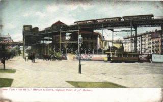 New York, station, the highest point of L railway