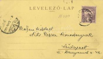 Németbogsán, Boksánbánya, Katolikus templom / catholic church litho (EK)