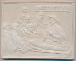 1984. "MEDFILEX" nemzetközi bélyegkiállítás alkalmából kiadott plakett (94mmx121mm) T:1 Eredeti díszdobozban!