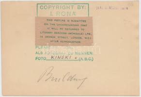 cca 1930-1935 Kinszki Imre (1901-1945): Játék az építőkockákkal, vintage alkotás, szerzői pecséttel,...