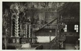 Késmárk, Evangelist church interior