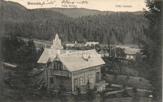Borszék, Villa Reiter, Villa Caritás; Soós kiadása