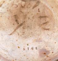 cca 1900 Ezüst fedelű zsebóra hiányos szerkezettel / Damaged silver pocket watch