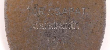 1941. "A Magyar Úszó Szövetség Bajnoki Érme / 1941. Műugrás III." Br sportérem (50mm) + DN...