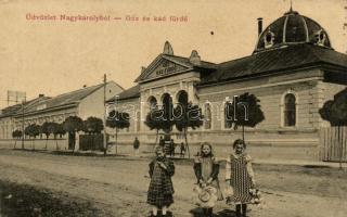 Nagykároly, Gőz- és kádfürdő / spa (Rb)